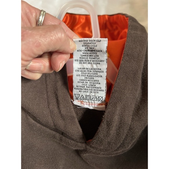 NFL Reebok Cleveland Browns Toddler Hoodie and Pants Set Brown Orange 3T - Picture 6 of 16